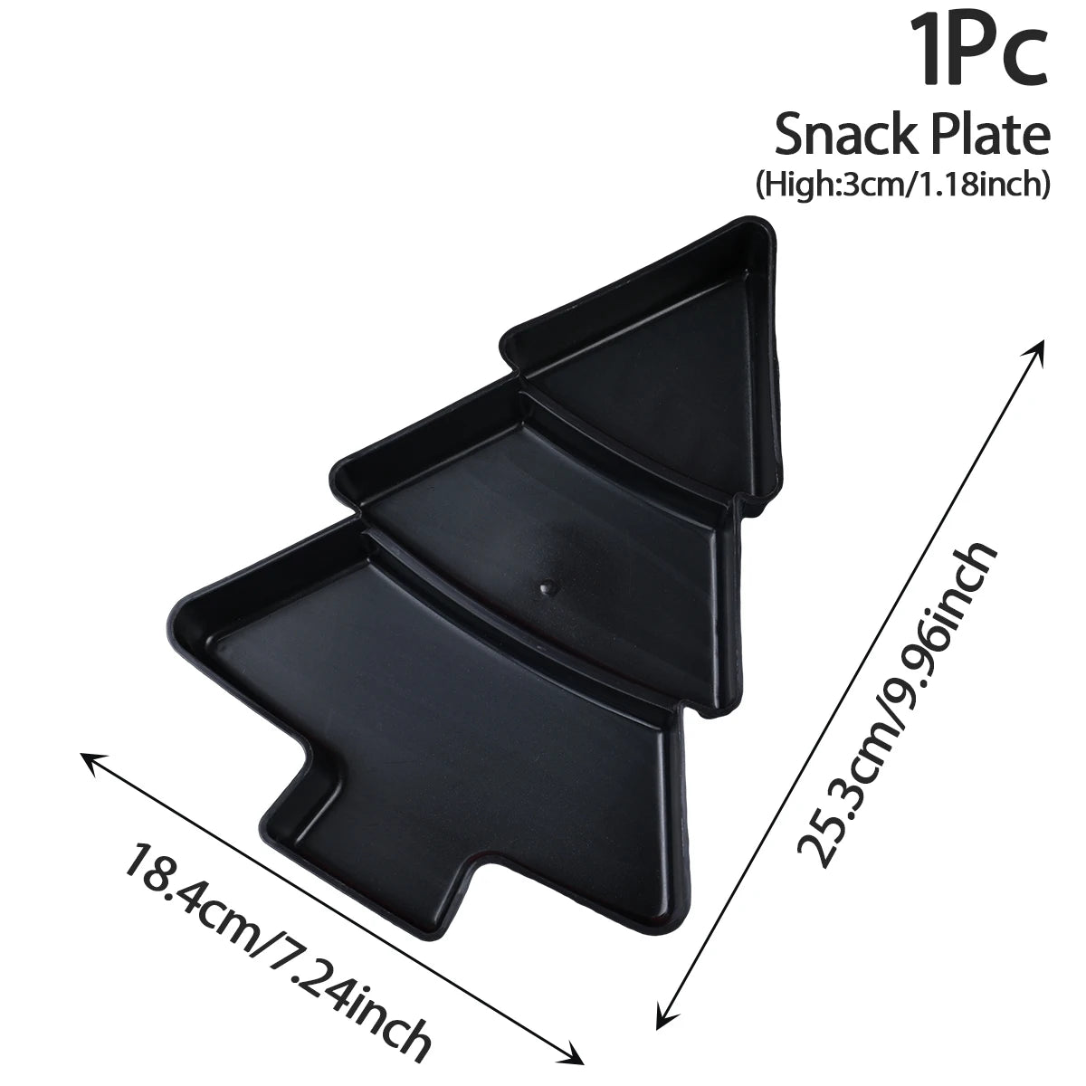 Christmas Tree Fruit Plate - Merry Christmas Party Decor 2025 Navidad Gifts Happy New Year 2026 - ZOOMNSTORE