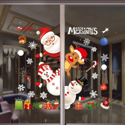 Christmas Window Stickers - Festive Holiday Window Decals & Xmas Wall Decorations 2024 - ZOOMNSTORE