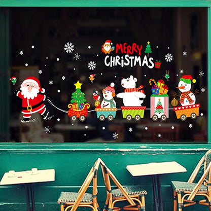 Christmas Window Stickers - Festive Holiday Window Decals & Xmas Wall Decorations 2024 - ZOOMNSTORE