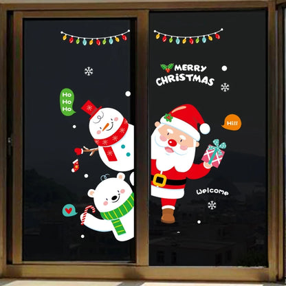 Christmas Window Stickers - Festive Holiday Window Decals & Xmas Wall Decorations 2024 - ZOOMNSTORE