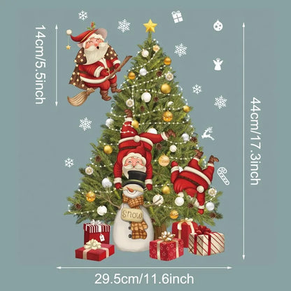 Christmas Window Stickers - Festive Holiday Window Decals & Xmas Wall Decorations 2024 - ZOOMNSTORE