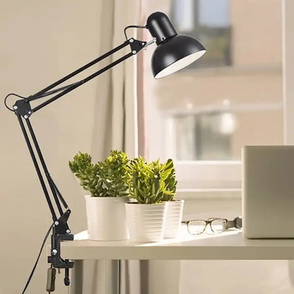 Clamp Desk Lamp – Folding Office Lamp with Touch On Off Switch | Modern Study Light - ZOOMNSTORE