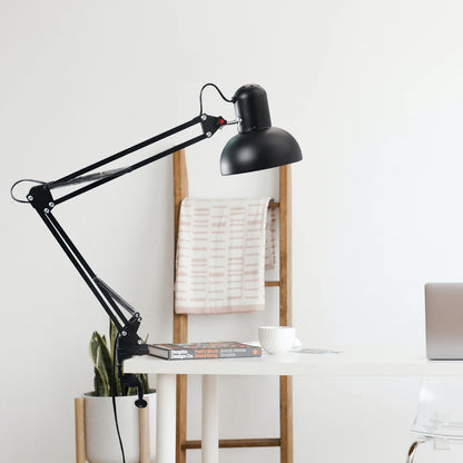 Clamp Desk Lamp – Folding Office Lamp with Touch On Off Switch | Modern Study Light - ZOOMNSTORE