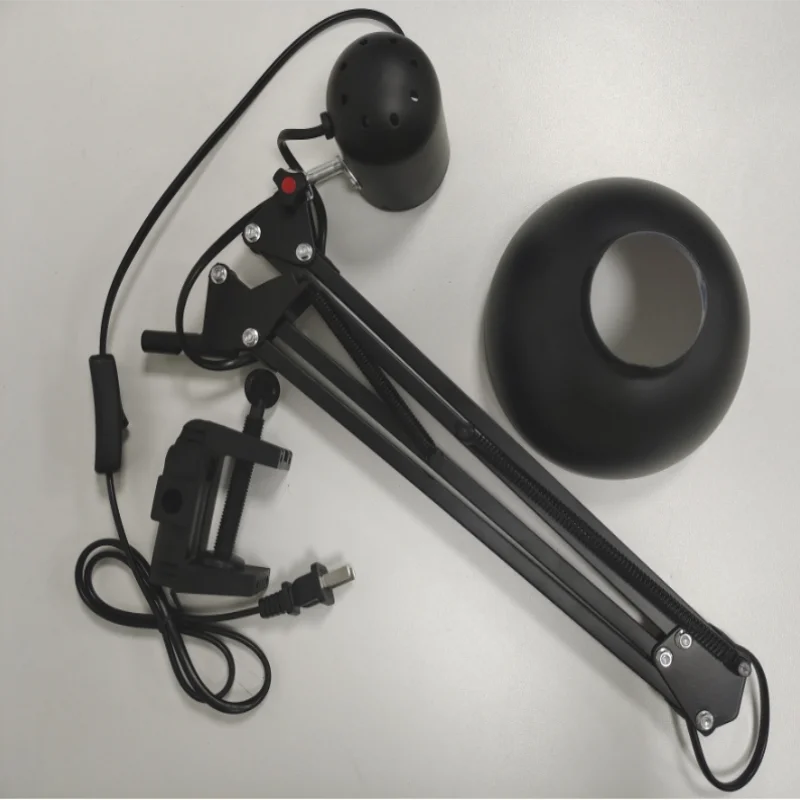 Clamp Desk Lamp – Folding Office Lamp with Touch On Off Switch | Modern Study Light - ZOOMNSTORE