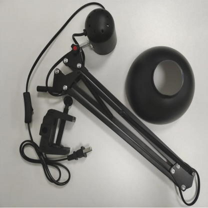Clamp Desk Lamp – Folding Office Lamp with Touch On Off Switch | Modern Study Light - ZOOMNSTORE