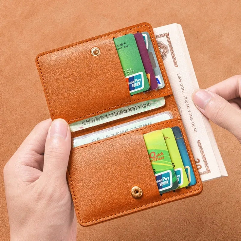 Classic PU Leather Wallet - Ultra Thin Mens Credit Card  Coin Purse - ZOOMNSTORE
