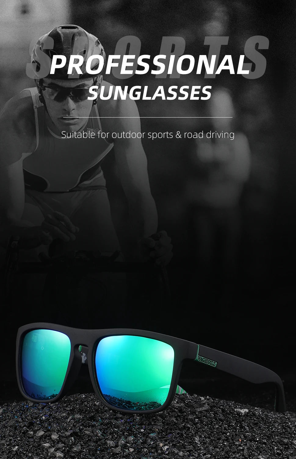 Classic Sunglasses | VAGHOZZ UV400 Polarized Fishing Glasses For Men & Women - ZOOMNSTORE