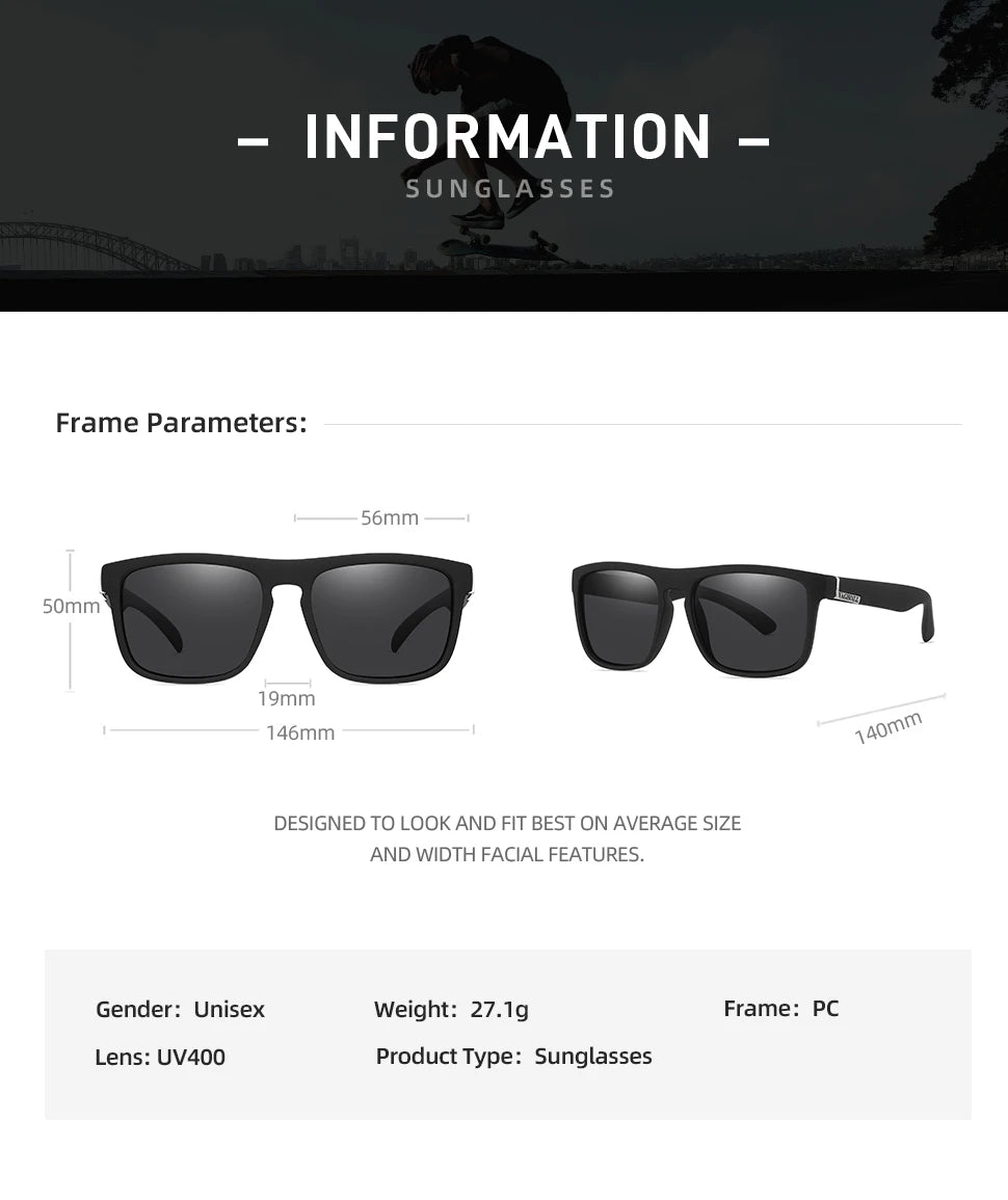 Classic Sunglasses | VAGHOZZ UV400 Polarized Fishing Glasses For Men & Women - ZOOMNSTORE