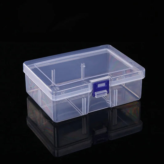 Clear Plastic Storage Box - Waterproof Dustproof Tool Organizer for Screwdrivers and Bits - ZOOMNSTORE
