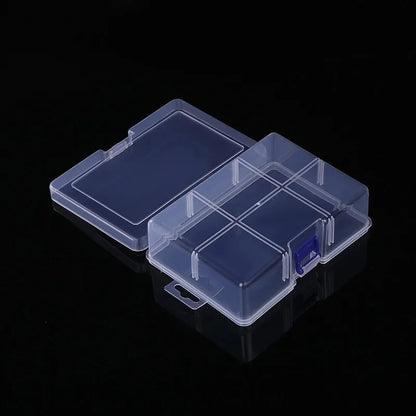 Clear Plastic Storage Box - Waterproof Dustproof Tool Organizer for Screwdrivers and Bits - ZOOMNSTORE