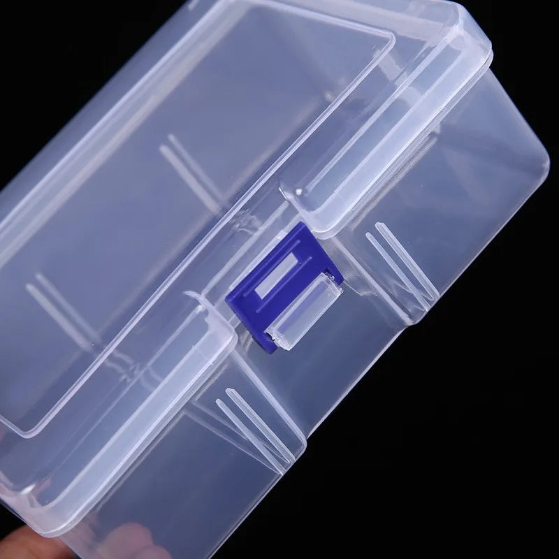 Clear Plastic Storage Box - Waterproof Dustproof Tool Organizer for Screwdrivers and Bits - ZOOMNSTORE
