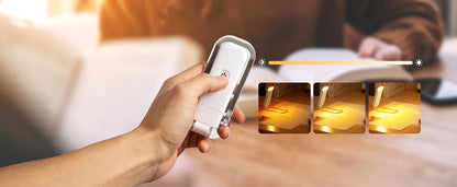 Clip On Book Light - USB Rechargeable LED Reading Lamp With Adjustable Brightness - ZOOMNSTORE