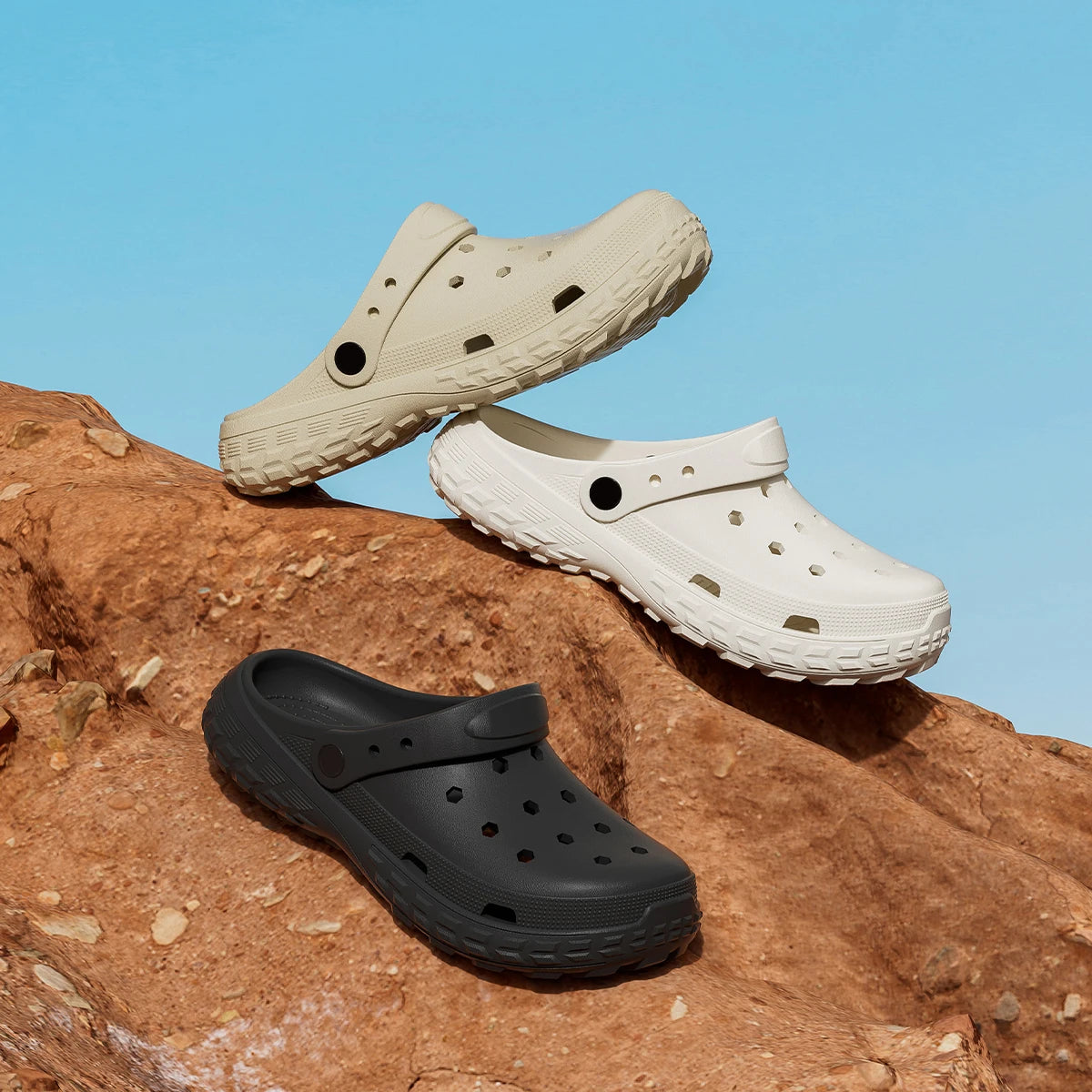 Closed Toe Summer Sandals - Non-Slip Outdoor Shoes for Women and Men - ZOOMNSTORE