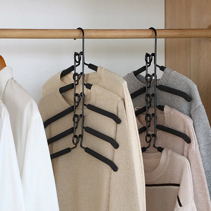 Clothes Drying Rack - 5 Layer Detachable Space Saving Metal Hanger for Indoor Use - ZOOMNSTORE