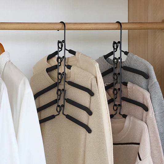 Clothes Drying Rack - 5 Layer Detachable Space Saving Metal Hanger for Indoor Use - ZOOMNSTORE