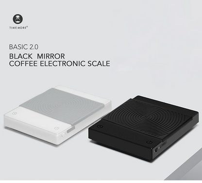 Coffee Scale Digital - Timemore Black Mirror Basic 2 Pour Over Timer Tare Function - ZOOMNSTORE