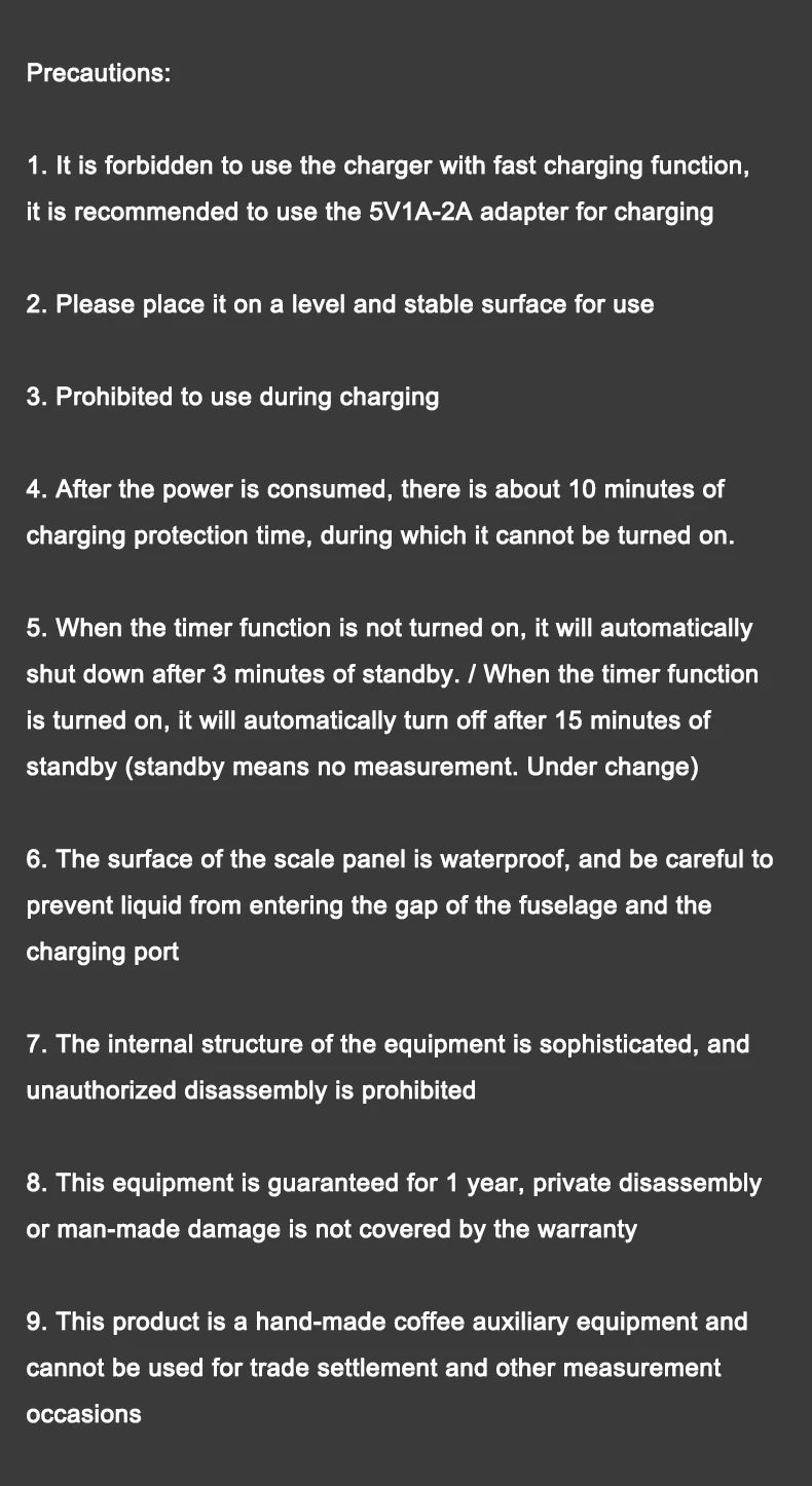 Coffee Scale Digital - Timemore Black Mirror Basic 2 Pour Over Timer Tare Function - ZOOMNSTORE