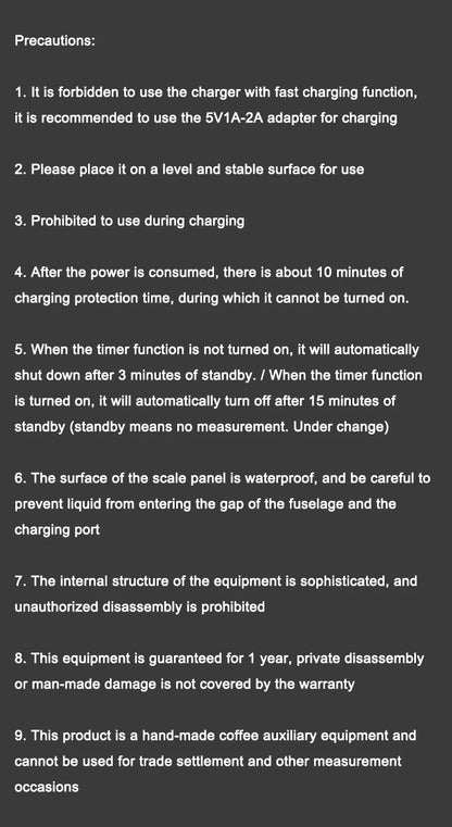 Coffee Scale Digital - Timemore Black Mirror Basic 2 Pour Over Timer Tare Function - ZOOMNSTORE