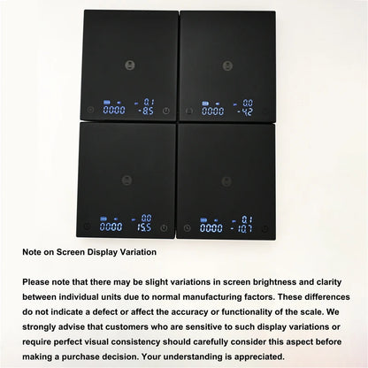 Coffee Scale Digital - Timemore Black Mirror Basic 2 Pour Over Timer Tare Function - ZOOMNSTORE