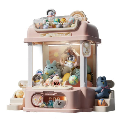 Big Size DIY Doll Machine Kids Coin Operated Play Game Mini Claw Catch Toy Crane Machines Music Doll Children Xmas Gifts Toys - ZOOMNSTORE