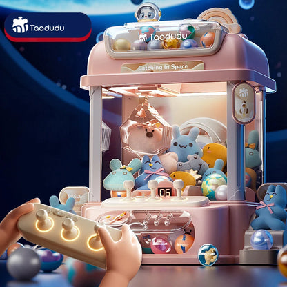 Big Size DIY Doll Machine Kids Coin Operated Play Game Mini Claw Catch Toy Crane Machines Music Doll Children Xmas Gifts Toys - ZOOMNSTORE