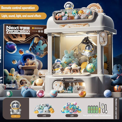 Big Size DIY Doll Machine Kids Coin Operated Play Game Mini Claw Catch Toy Crane Machines Music Doll Children Xmas Gifts Toys - ZOOMNSTORE