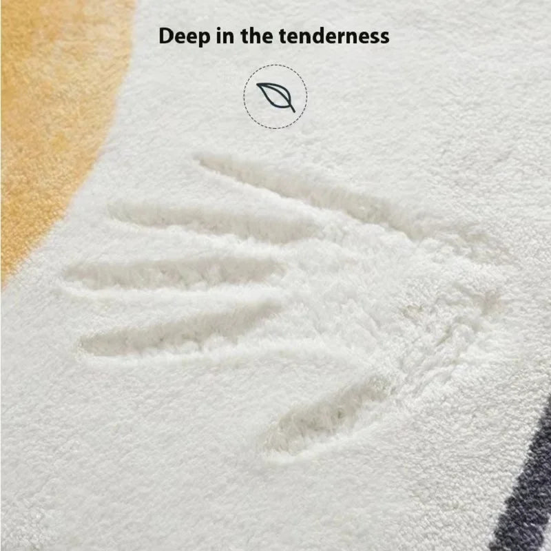 Coin Pattern Rug - Non Slip Floor Mat | Spongebob Style Decor for Bedroom & Living Room - ZOOMNSTORE