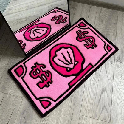Coin Pattern Rug - Non Slip Floor Mat | Spongebob Style Decor for Bedroom & Living Room - ZOOMNSTORE