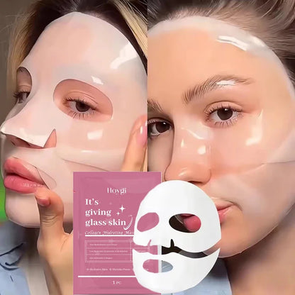Bio-Collagen Hydrogel Face Mask - Deep Moisturizing Skin Care for Women 13510 PCs - ZOOMNSTORE