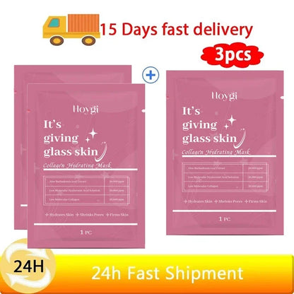 Bio-Collagen Hydrogel Face Mask - Deep Moisturizing Skin Care for Women 13510 PCs - ZOOMNSTORE