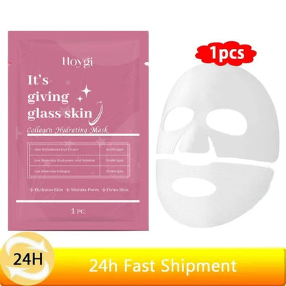 Bio-Collagen Hydrogel Face Mask - Deep Moisturizing Skin Care for Women 13510 PCs - ZOOMNSTORE
