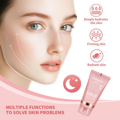 Korean Collagen Overnight Peel-Off Mask - Hydrating Night Care Cream 75ml - ZOOMNSTORE