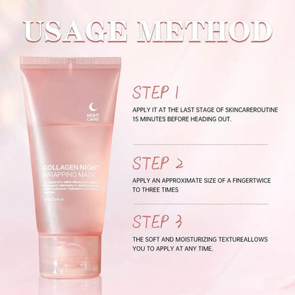 Collagen Peel-Off Mask - Moisturizing Firming Gel for Deep Cleansing and Wrinkle Repair - ZOOMNSTORE