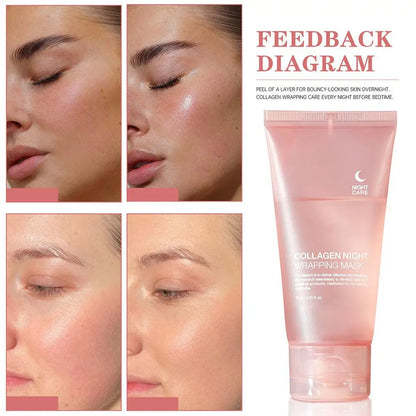 Collagen Peel-Off Mask - Moisturizing Firming Gel for Deep Cleansing and Wrinkle Repair - ZOOMNSTORE