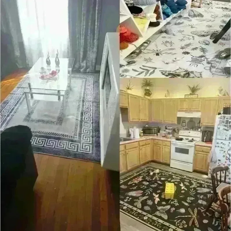 Colorful Carpet Mat - Large Dollar Print Non Slip Rug for Bedroom & Living Room - ZOOMNSTORE
