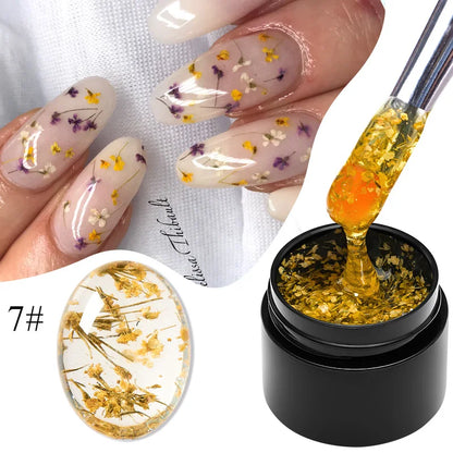 Colorful Flower Fairy Gel Nail Polish - Purple Pink Semi-Permanent UV Varnish - ZOOMNSTORE