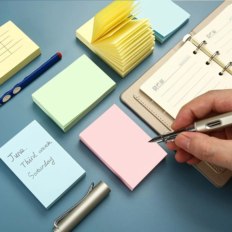 Colorful Sticky Notes - 12 Pcs Portable Memo Pads 1200 Sheets for Office  School - ZOOMNSTORE