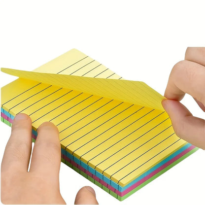 Colorful Sticky Notes Pad - 100 Pages Tear-Off Memo Notepads for Home Office School - ZOOMNSTORE