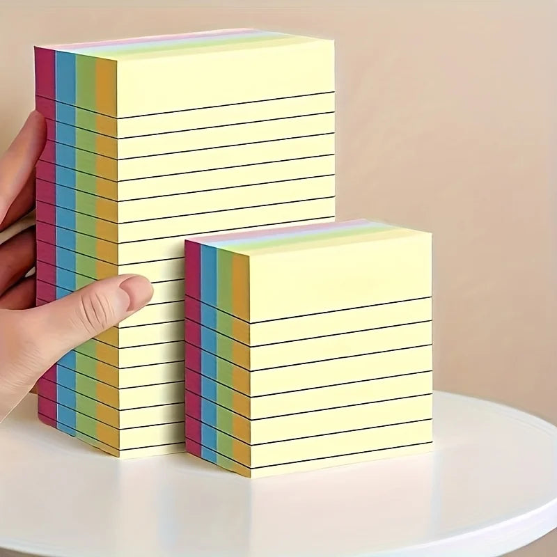 Colorful Sticky Notes Pad - 100 Pages Tear-Off Memo Notepads for Home Office School - ZOOMNSTORE