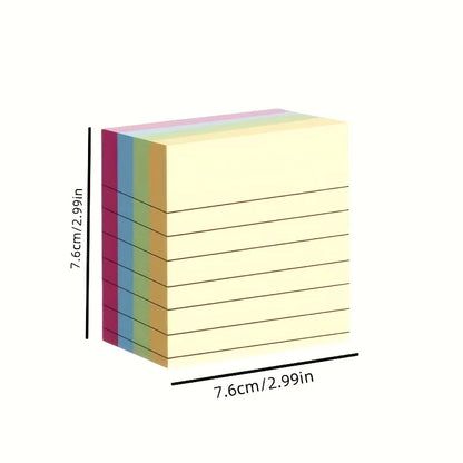 Colorful Sticky Notes Pad - 100 Pages Tear-Off Memo Notepads for Home Office School - ZOOMNSTORE