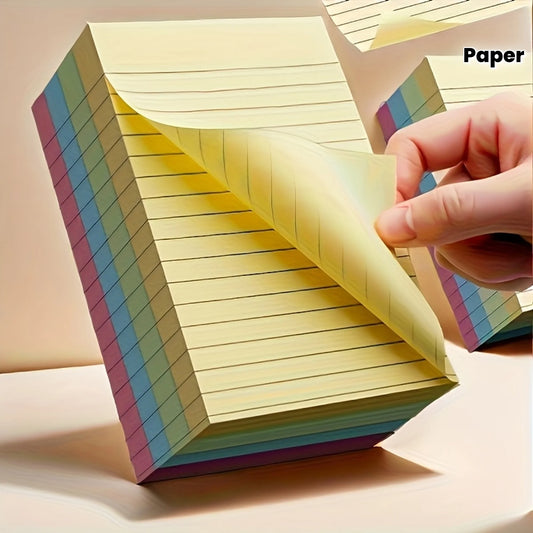 Colorful Sticky Notes Pad - 100 Pages Tear-Off Memo Notepads for Home Office School - ZOOMNSTORE