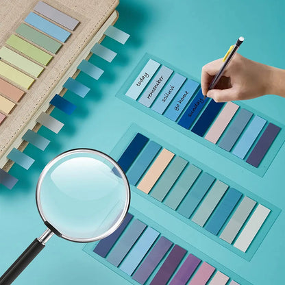 Colorful Transparent Sticky Notes - Self-Adhesive Annotation Tabs for School  Office - ZOOMNSTORE