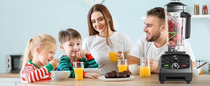 Heavy Duty Commercial Blender - 2200W Timer Mixer Juicer with 2L BPA Free Jar for Smoothies and Food Processing - ZOOMNSTORE