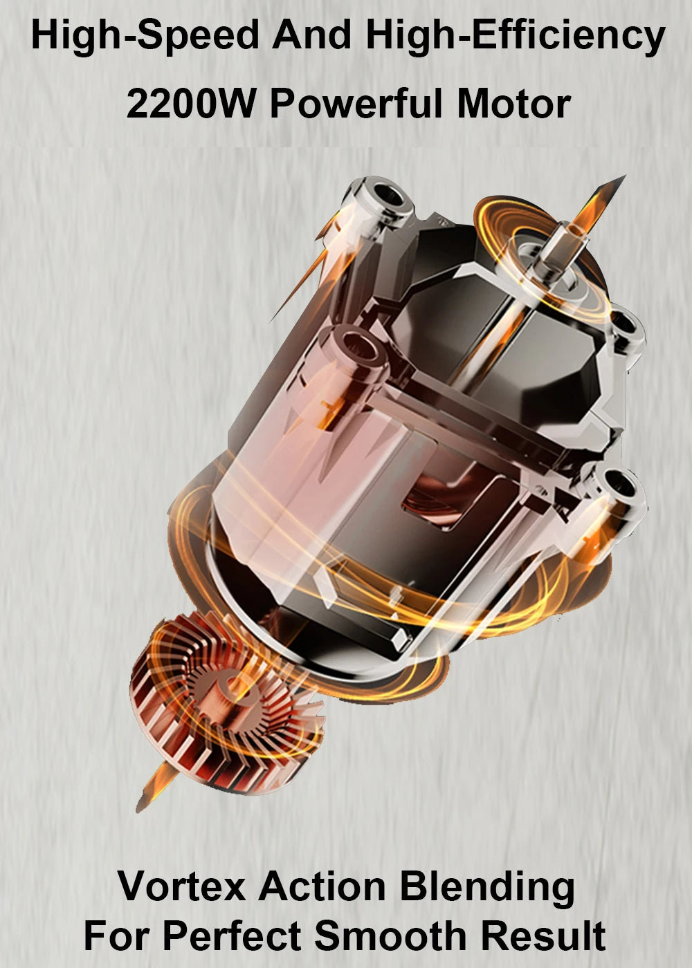 Heavy Duty Commercial Blender - 2200W Timer Mixer Juicer with 2L BPA Free Jar for Smoothies and Food Processing - ZOOMNSTORE