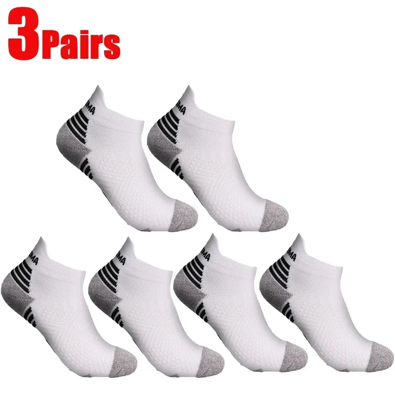 Compression Ankle Socks - Mens  Womens Low Cut Fitness Running Sox - ZOOMNSTORE