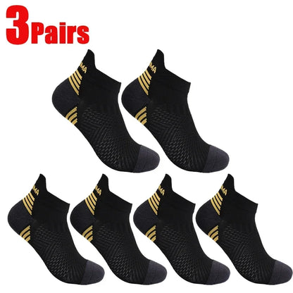 Compression Ankle Socks - Mens  Womens Low Cut Fitness Running Sox - ZOOMNSTORE