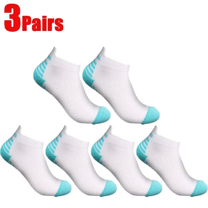 Compression Ankle Socks - Mens  Womens Low Cut Fitness Running Sox - ZOOMNSTORE