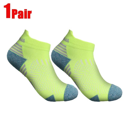 Compression Ankle Socks - Mens  Womens Low Cut Fitness Running Sox - ZOOMNSTORE