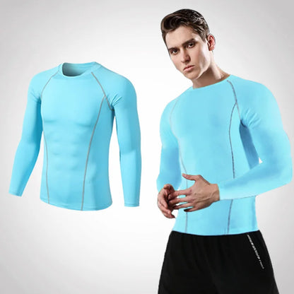 Compression Running T-Shirt - Unisex Sportswear for Fitness and Gym - ZOOMNSTORE