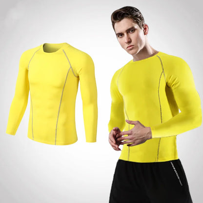 Compression Running T-Shirt - Unisex Sportswear for Fitness and Gym - ZOOMNSTORE